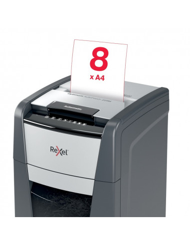 Distrugator documente automat REXEL OPTIMUM 225M, P5, micro-cut
