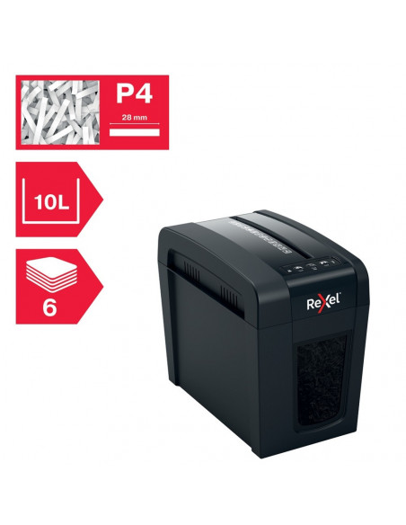 Distrugator documente manual REXEL SECURE X 6 Slim, P4
