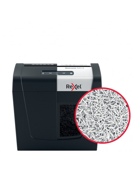 Distrugator documente manual REXEL SECURE MC3, P5, micro-cut