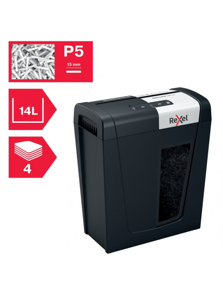 Distrugator documente manual REXEL SECURE MC4, P5, micro-cut