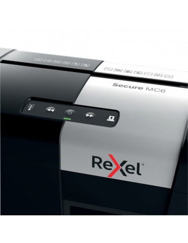 Distrugator documente manual REXEL SECURE MC6, P5, micro-cut