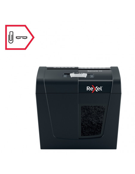 Distrugator documente manual REXEL SECURE X 6, P4, cross-cut