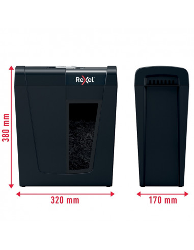 Distrugator documente manual REXEL SECURE X 8, P4, cross-cut