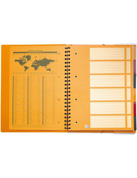 Caiet cu spirala A4+ OXFORD International Organiserbook, 80