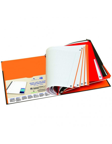 Caiet cu spirala A4+ OXFORD International Filingbook, 100 file