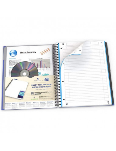 Caiet cu spirala A4+ OXFORD Essentials Europeanbook, 120 file