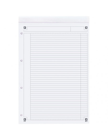 Blocnotes A4+ OXFORD International Notepad, 80 file 90g/mp, 4