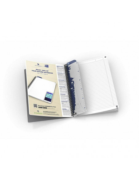 Caiet cu spirala A4+ OXFORD Essentials Collegebook, 90 file