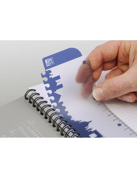 Caiet cu spirala A4+ OXFORD Essentials Collegebook, 90 file