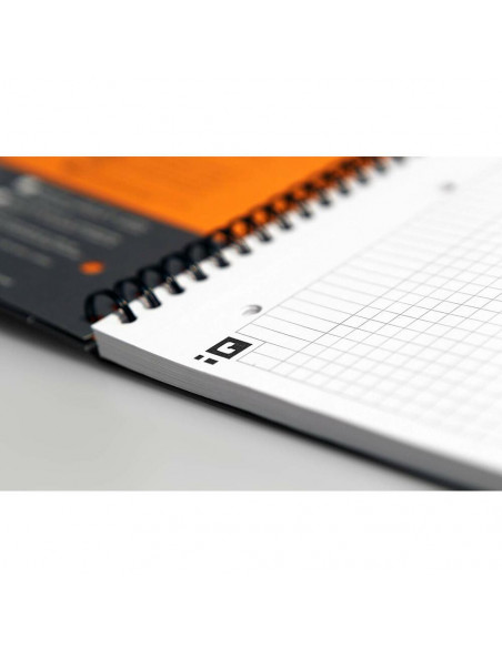 Caiet cu spirala A4+ OXFORD Int. Notebook, 80 file 80g/mp, 4