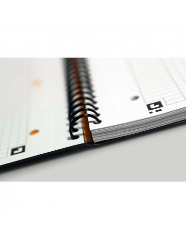 Caiet cu spirala A4+ OXFORD Int. Notebook, 80 file 80g/mp, 4