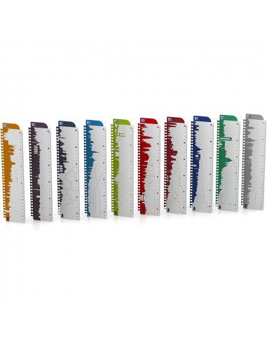 Caiet cu spirala A4, OXFORD MyColours, 90 file 90g/mp, coperta