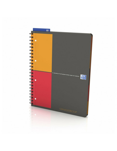 Caiet cu spirala A4+ OXFORD International Managerbook, 80 file