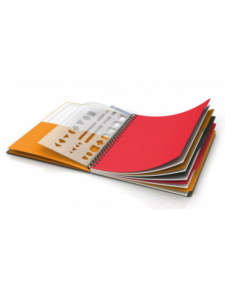 Caiet cu spirala A4+ OXFORD International Managerbook, 80 file