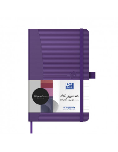 Caiet cu elastic, 9x14cm, OXFORD, coperta carton rigid, 80 file