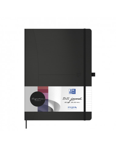 Caiet cu elastic, B5, OXFORD, coperta carton rigid, buzunar, 80