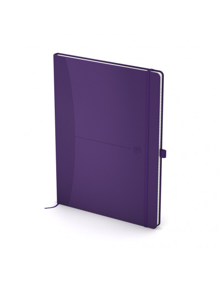 Caiet cu elastic, B5, OXFORD, coperta carton rigid, buzunar, 80