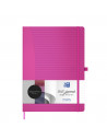 Caiet cu elastic, B5, OXFORD, coperta carton rigid, buzunar, 80