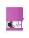 Caiet cu elastic, A5, OXFORD, coperta carton rigid, buzunar, 80