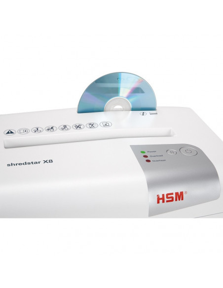 Distrugator documente HSM ShredStar X 8 - 8 coli - cross cut Distrugator documente HSM ShredStar X 8 - 8 coli - cross cut