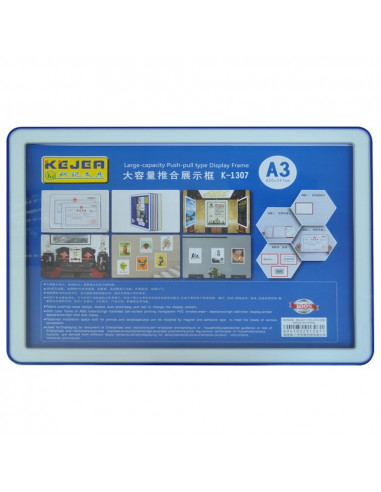 Display nume din plastic, 420 x 210mm, KEJEA -