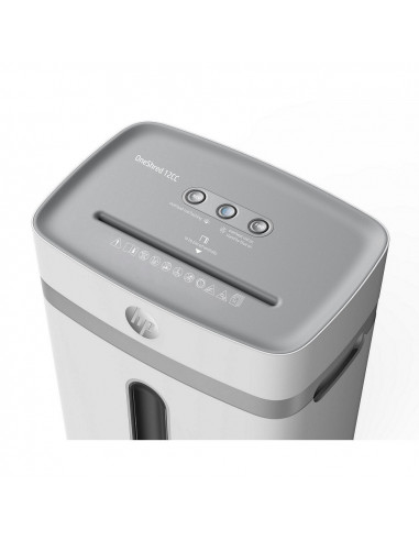HP-2802,Distrugator de documente HP OneShred 12CC - 12 coli, cross cut (4 x 35mm), nivel securitate 4