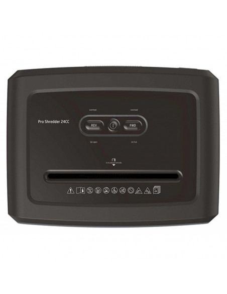 HP-2815,Distrugator de documente HP Pro Shredder 24CC - 24 coli, cross cut (4 x 35mm), nivel securitate 4