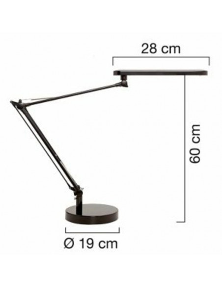 Lampa de birou, cu LED, UNILUX Mambo - gri,UL-400033684