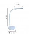 Lampa de birou, cu LED, UNILUX Nelly - alba,UL-400124483