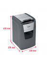 Distrugator documente automat REXEL OPTIMUM 130M, P5, micro-cut