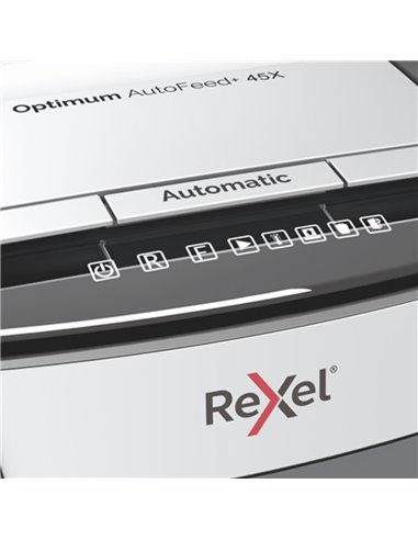 Distrugator documente automat REXEL OPTIMUM 45X, P4, cross-cut