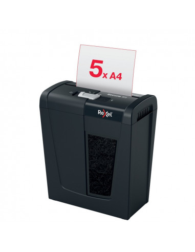 Distrugator documente manual REXEL SECURE S5, P2, strip-cut