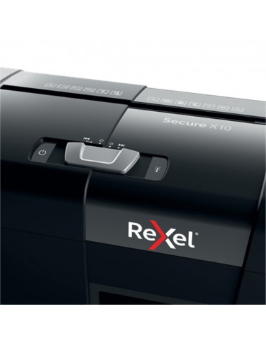 Distrugator documente manual REXEL SECURE X10, P4, cross-cut