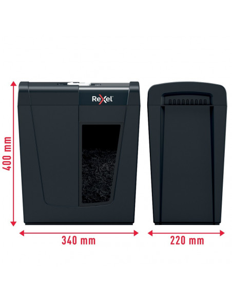 Distrugator documente manual REXEL SECURE X10, P4, cross-cut
