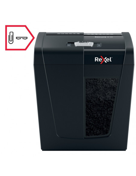 Distrugator documente manual REXEL SECURE X10, P4, cross-cut