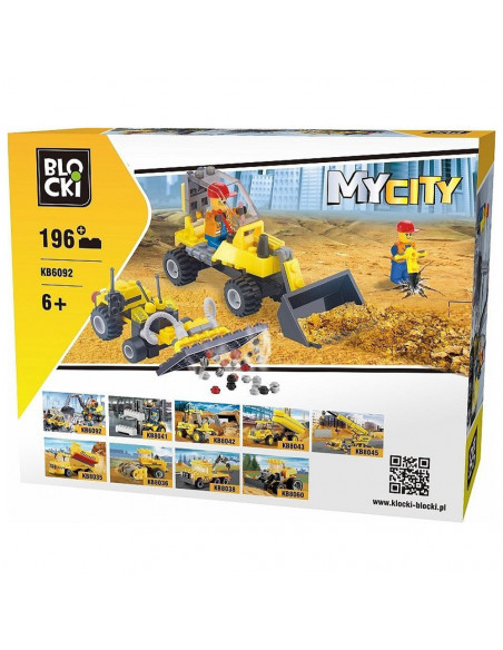 Blocki My City, 2 vehicule constructii, 196 piese,ROB-KB6092