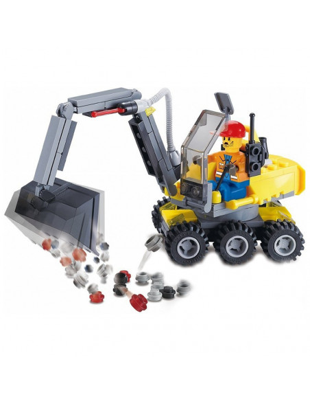Blocki My City, 2 vehicule constructii, 196 piese,ROB-KB6092