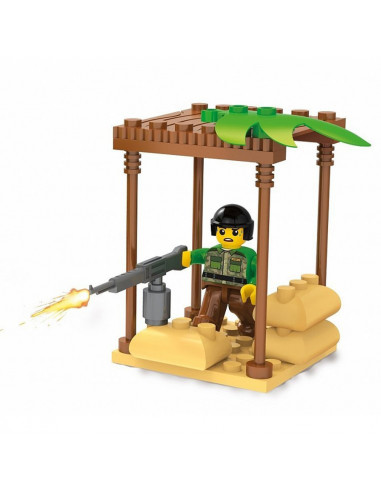 Blocki My Army, Camion militar in jungla, 210 piese,ROB-KB0914