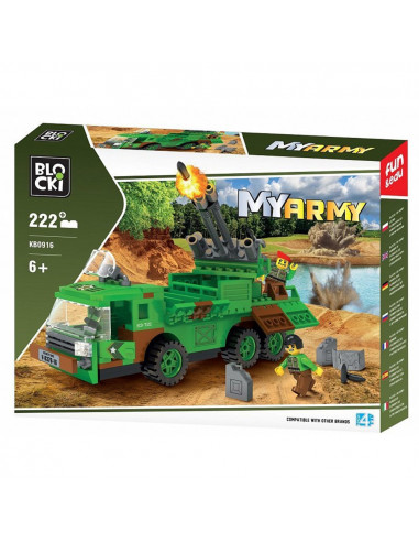 Blocki My Army, Tir militar cu lansator rachete, 222
