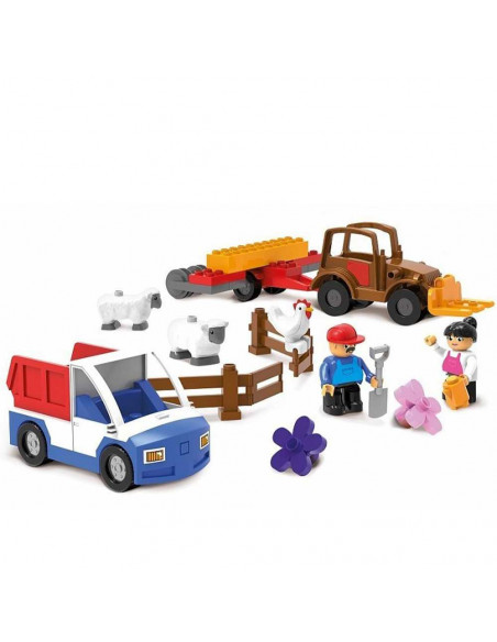 Blocki mubi, Ferma+camioneta, 25 piese,ROB-MU2002