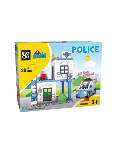 Blocki mubi, Sectia de politie, 38 piese,ROB-MU6611B