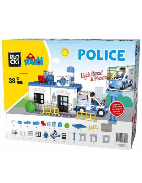 Blocki mubi, Sectia de politie, 38 piese,ROB-MU6611B