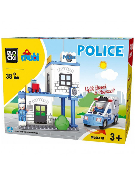 Blocki mubi, Sectia de politie, 38 piese,ROB-MU6611B