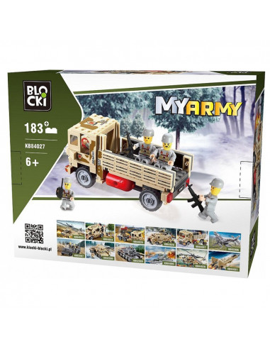 Blocki My Army, Camion militar, 183 piese,ROB-KB84027