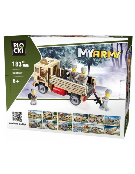 Blocki My Army, Camion militar, 183 piese,ROB-KB84027