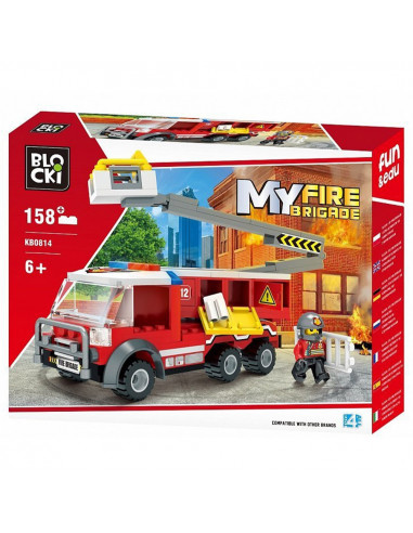 Blocki My Fire Brigade, Camion pompieri cu lift, 158