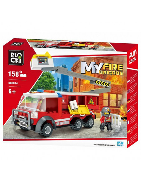 Blocki My Fire Brigade, Camion pompieri cu lift, 158