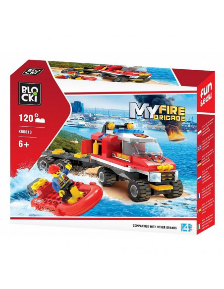 Blocki My Fire Brigade, Garda pompieri, 120 piese,ROB-KB0813