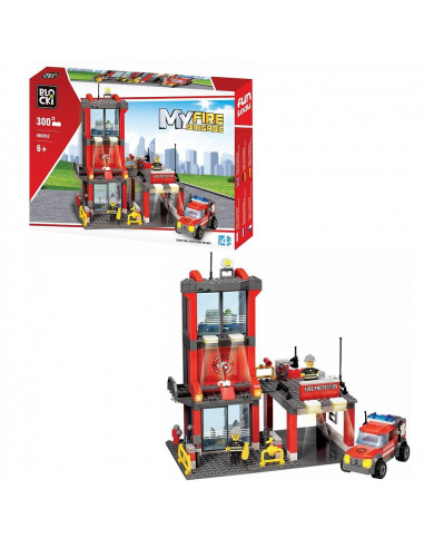 Blocki My Fire Brigade, Statie pompieri, 300 piese,ROB-KB8052
