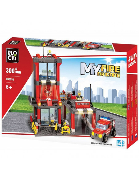 Blocki My Fire Brigade, Statie pompieri, 300 piese,ROB-KB8052